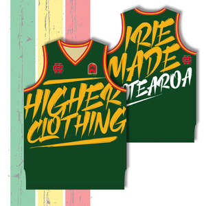 Singlets: UNISEX BASKETBALL SINGLET "IRIE MADE"