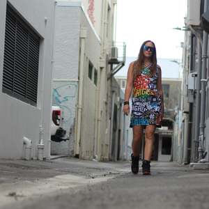 Dresses: LADIES STICKER BOMB BASKETBALL DRESS