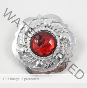 Products: Thistles - HBSP101R » Hat Brooches Highland Etc
