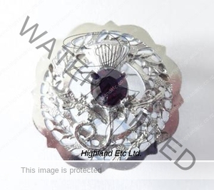 Thistle - HBSP107A » Hat Brooches Highland Etc