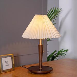 French Vintage Wooden Desk/Bedside/Table Lamp LED