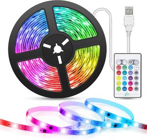 RGB LED Strip Light with Remote Control 5-Meter