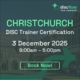 CHRISTCHURCH Advanced Certification Course