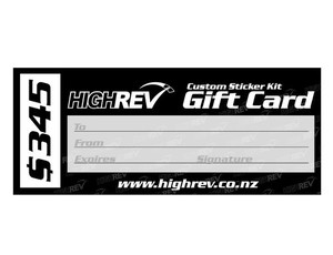Products: High Rev Custom Sticker Kit Gift Card High Rev