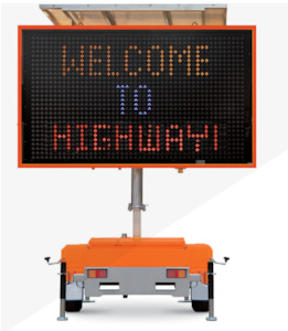 Variable Message Signs – Solar VMS for Roads & Events