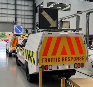 HW1 48x48 Roof VMS - RGB LED Vehicle Sign - Highway 1