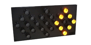 Level 1 LED Arrow Board – 25 Light Vehicle Mount Sign