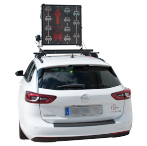 PolVis RGB Full Matrix - Roof-Mounted LED VMS Display