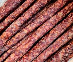 Biltong And Droewors: Jalapeno Cheese Cabanossi / 100g