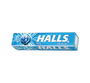 Halls Lozenges - Ice Blue 9's