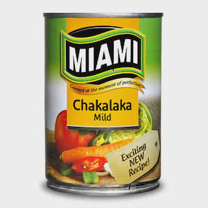 Canned Foods: Miami Chakalaka Mild 410g