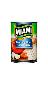 Canned Foods: Miami Anything Goes Tomato & Onion 410g