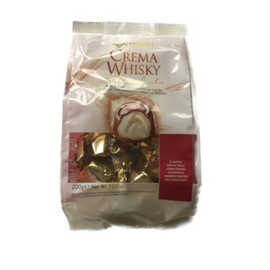 Vergani Crema Whiskey Chocolate 200g - Heat Damaged