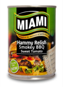 Canned Foods: Miami Hammy Relish BBQ 450g