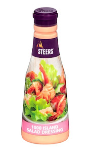 Sauces Dressings: Steers Salad Dressing 1000 Island 375ml