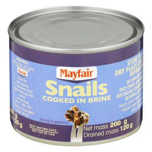 Canned Foods: Mayfair Snails in Brine 200g
