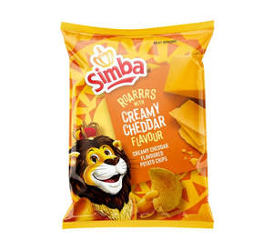 Simba Chips Creamy Cheddar 125g