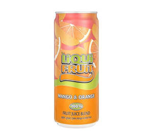 Cold Drinks: Liquifruit Juice Can 300ml Mango & Orange