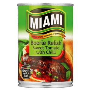 Miami Boerie Relish Sweet Tomato with Chilli 450g