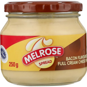 Melrose Cheese Spread Bacon 250g