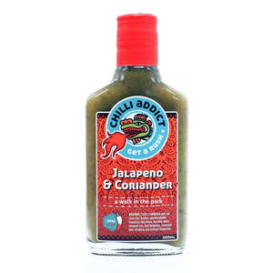 Sauces Dressings: Chilli Addict Sauce 200ml Jalapeno & Coriander