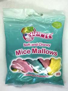 Yummee Mallow Mice 80g Pack