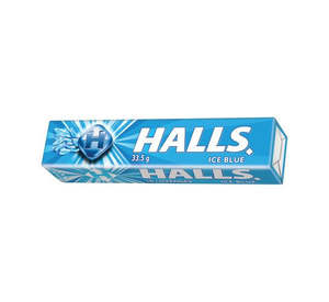 Halls Lozengers Ice Blue 10's