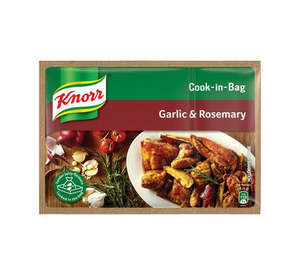 Pantry Items: Knorr Cook In Bag Garlic & Rosemary
