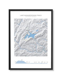 Lake Waikaremoana Track: Lake Waikaremoana Track Poster