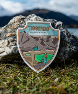 Popular Hikes: Tongariro Alpine Crossing Sticker