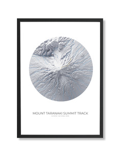 Popular Hikes: Mt Taranaki Summit Track Poster