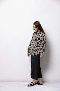 Shirt: Dressed Subtract Shirt | Black/Cream