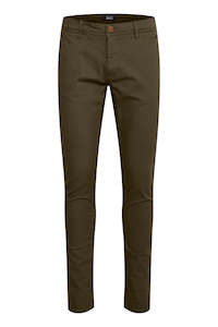 Blend Slim Fit Olive Chino | L30
