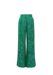 Frnch Paris: FRNCH Green Full Length Zita Pants