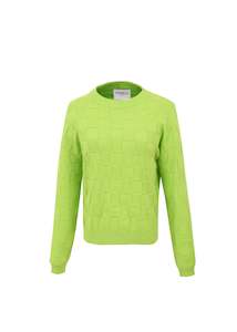 Womens Sweatshirts: FRNCH Anjali Green Pullover