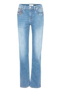 Pants: Pulz Karolina Jean HWST Leg | Light Blue L32