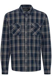 Shirts: Blend Blue Check Shirt