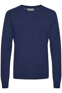 Sweatshirts: Blend Blue Pullover