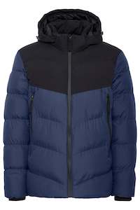 Jackets: Blend Blue Puffer Jacket