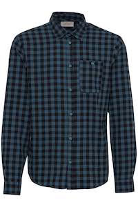 Mens: Blend Blue Check Shirt