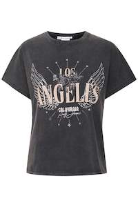 Womens Tops: Pulz Hattie Wing Tshirt