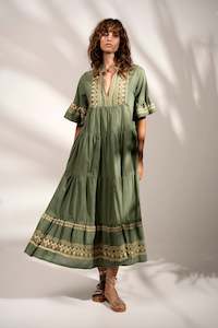 Aether Concept Khaki Dress