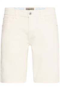 Mens: Blend White Twister Denim Shorts