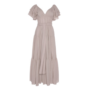 Devotion Twins: Devotion Loutro Long Dress - Off White