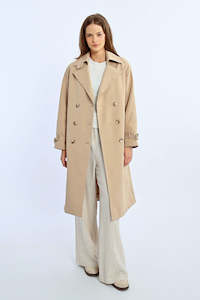 Lili Sidonio Woven Trench
