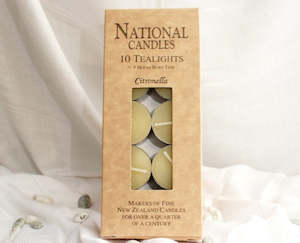 Candles: Citronella Tealights 10 Pack