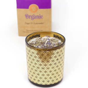 Candles: Smudge Scented Candle Sage & Lavender