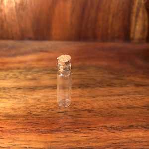 Glass Bottles: Vial Glass Bottle - Short