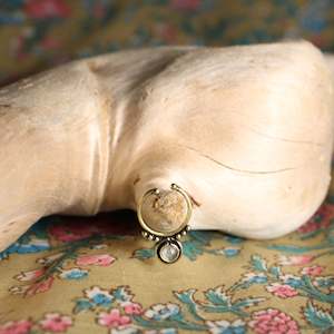 Nose And Septum Piercing: Septum Brass Stone Gokhan