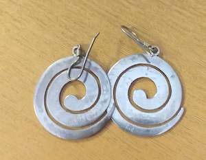 Sterling Koru Earrings
